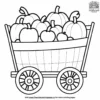 Thanksgiving Wagon Coloring Pages