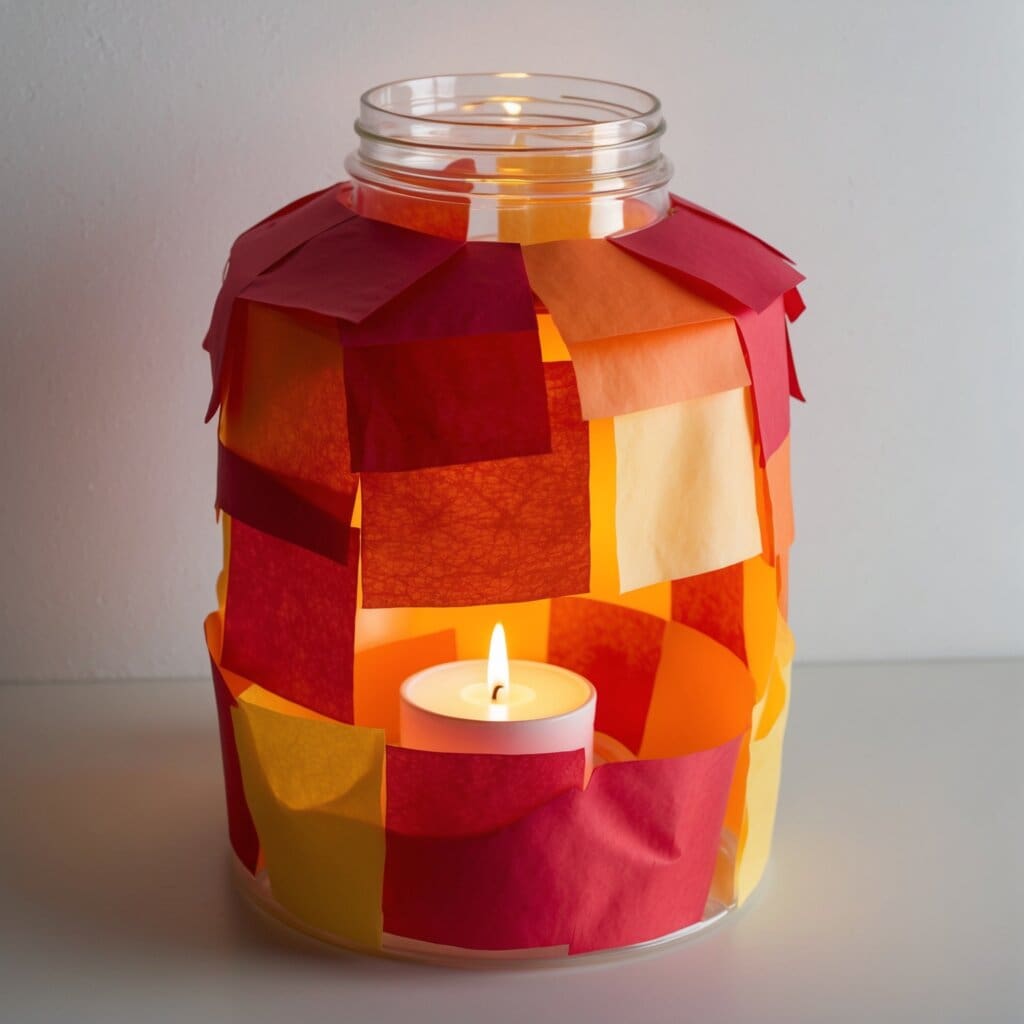 Tissue paper lanterns 2