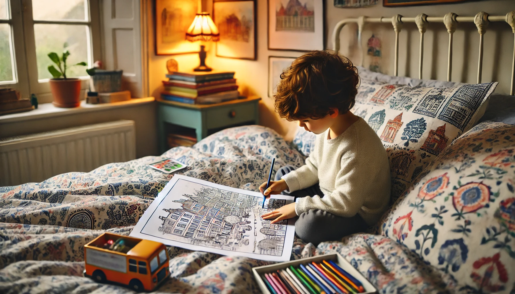 Town Coloring Pages