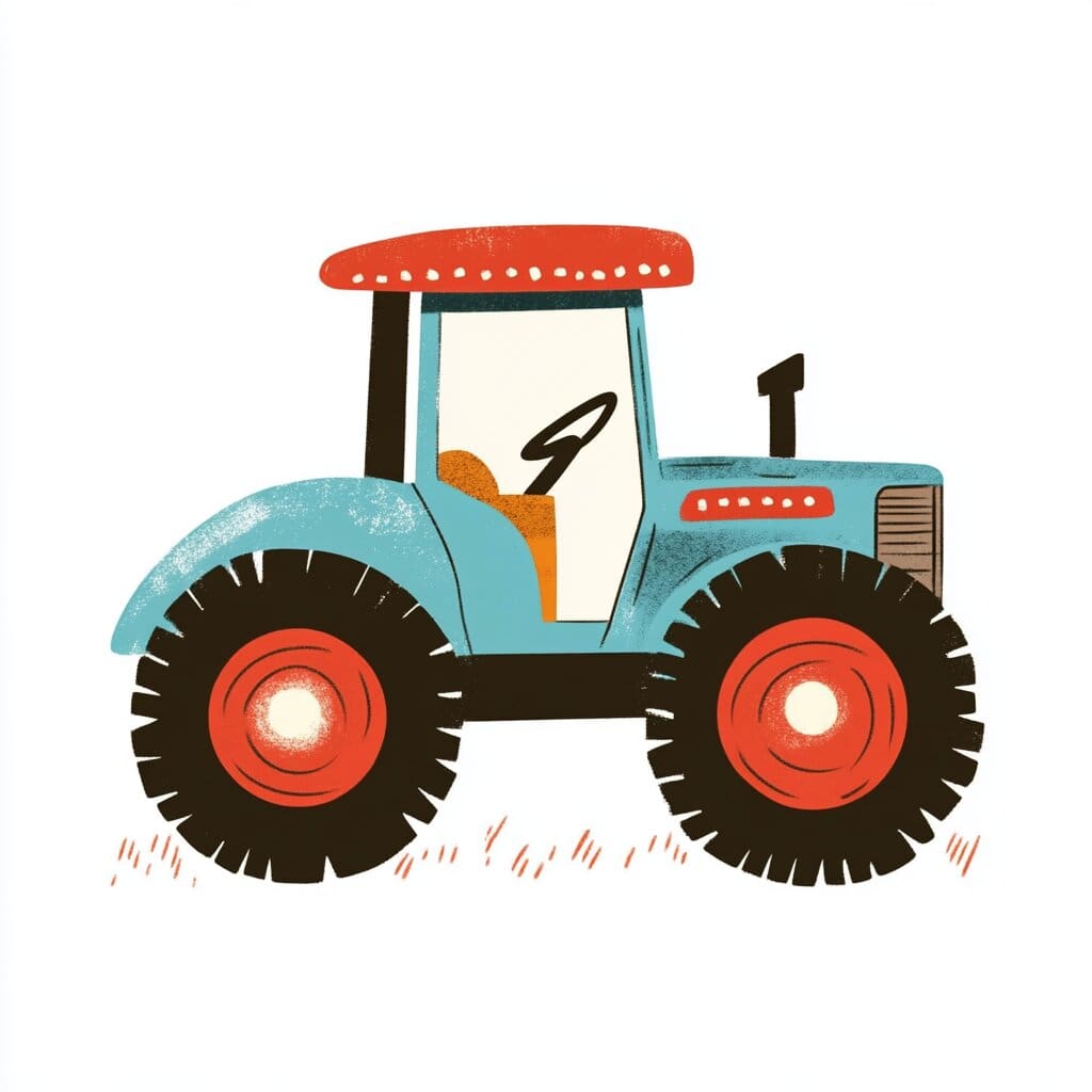 Tractor coloring pages