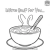 Warm Soup for You Coloring Pages