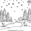 Winter Wonderland Coloring Pages