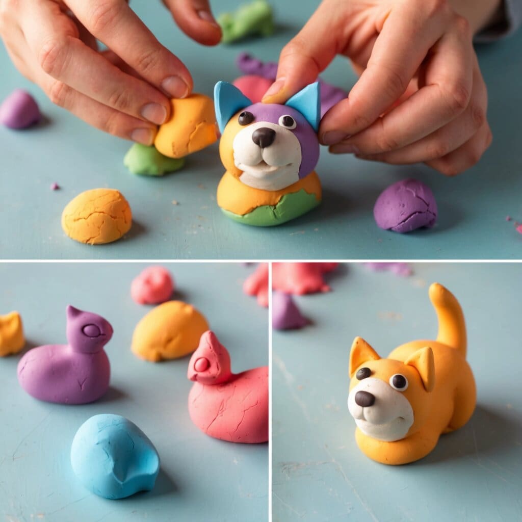 Clay animals 3