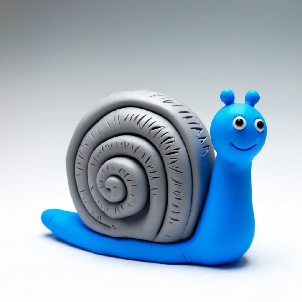 Clay snail step 5