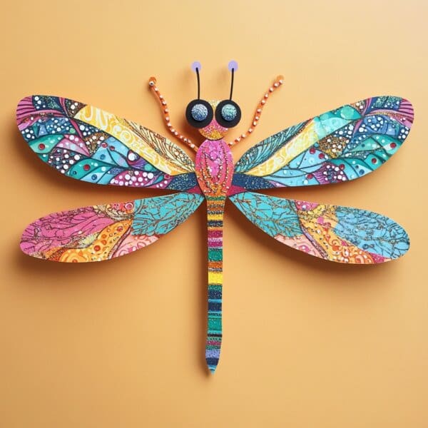 Pattern For Dragonfly 6 Dragonfly Pattern Crafts For Embroidery And DIY Projects