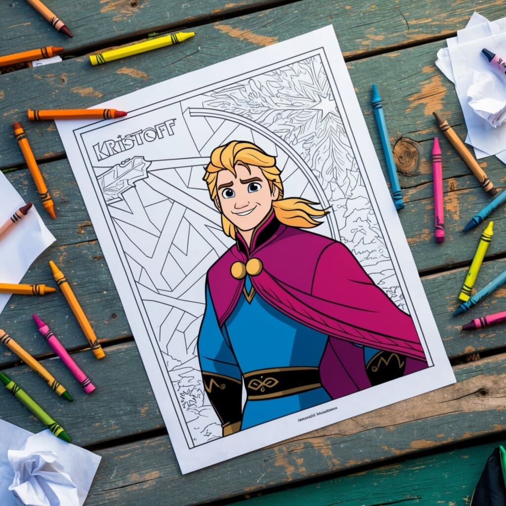 Frozen coloring pages 10