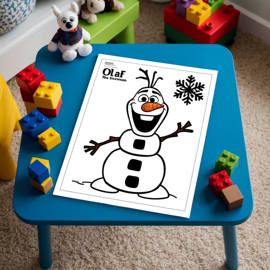 Frozen coloring pages 5