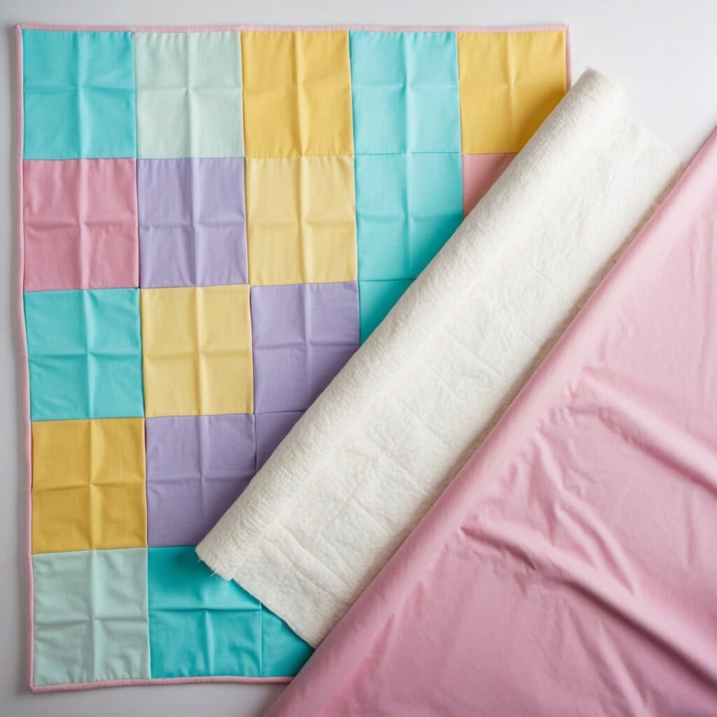 How to make a baby quilt step 4