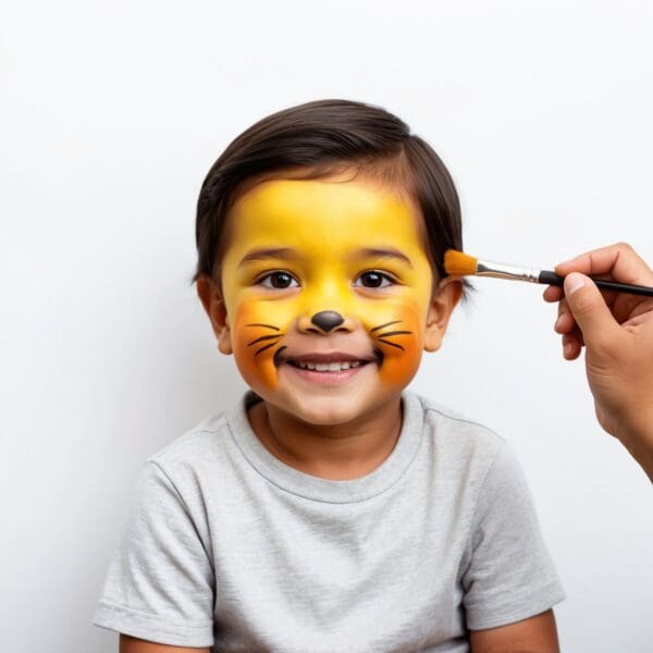 Achieve A Fun Lion Face Paint For Kids In 7 Steps
