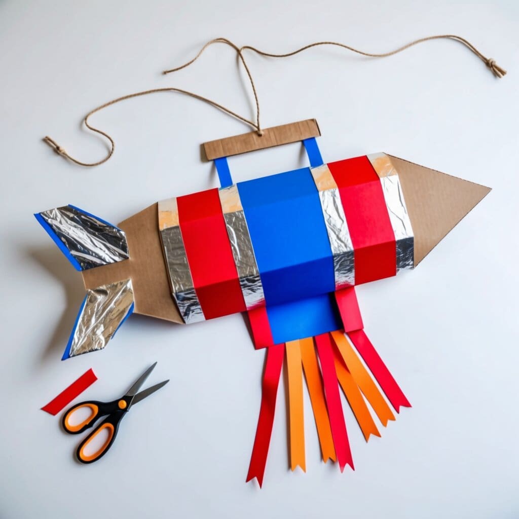 Rocket ship craft space projects for kids 1