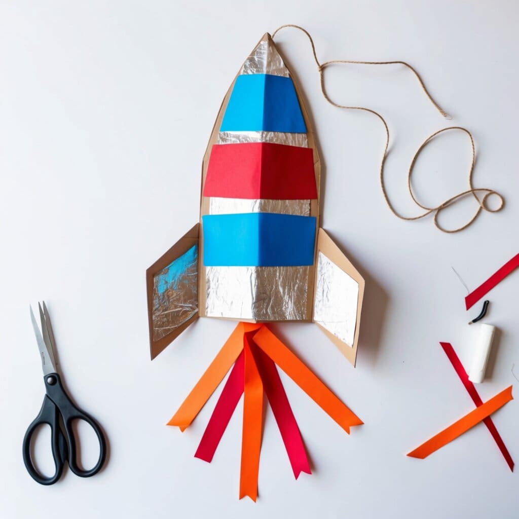 Rocket ship craft space projects for kids 3