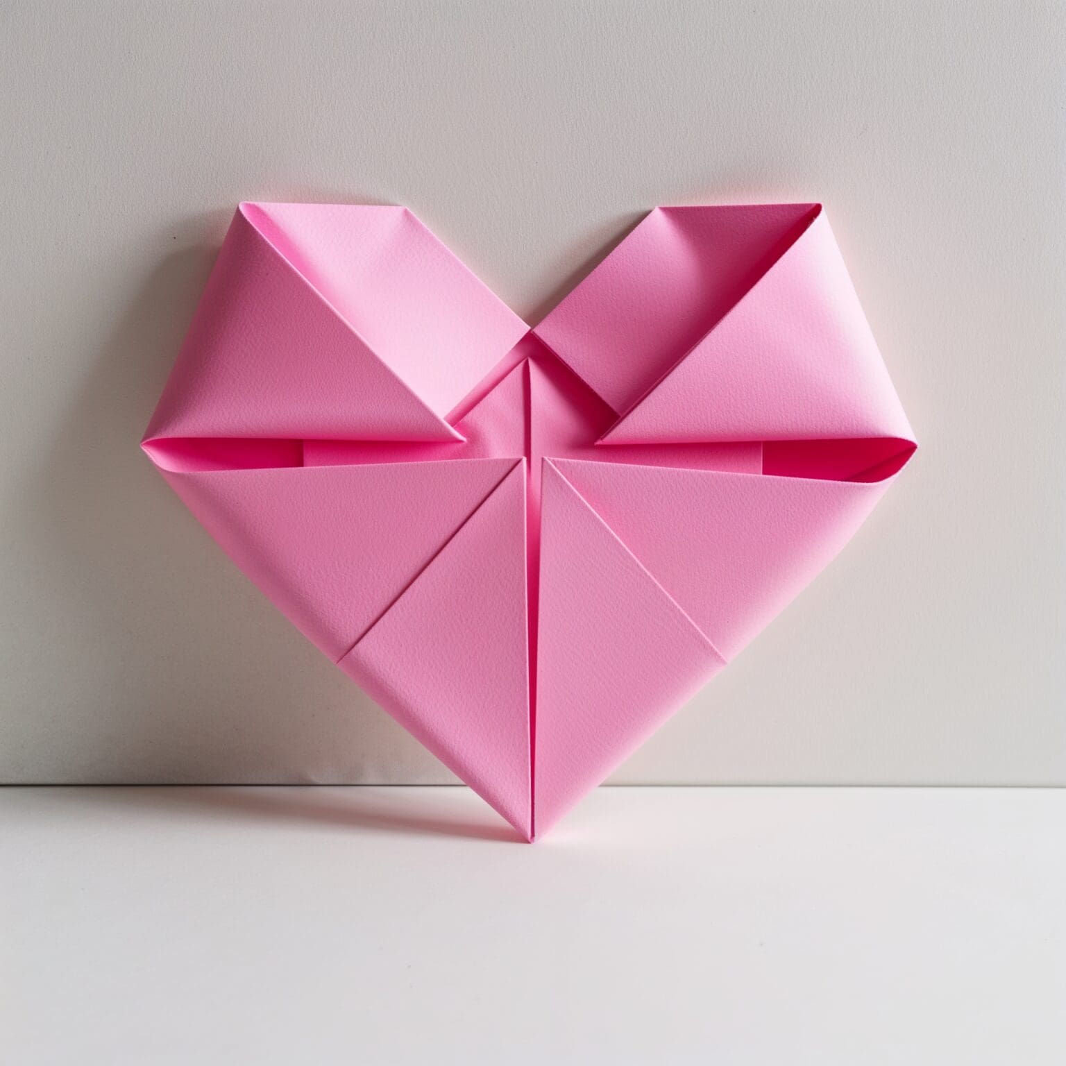 Origami heart