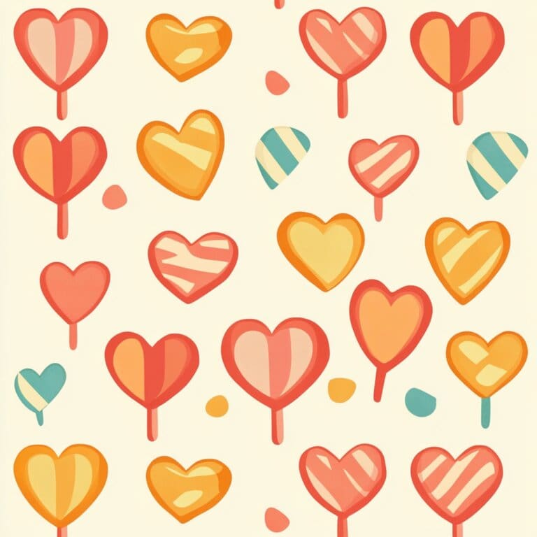 A kid friendly/childish and cute image of patterns
