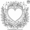 Advent Heart Coloring Pages