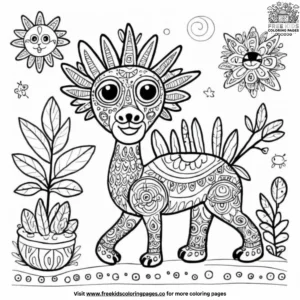 Alebrije Fun Coloring Pages