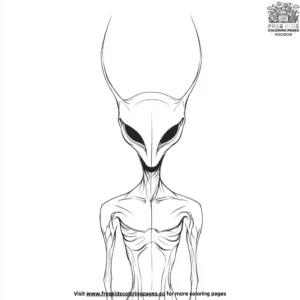 Alien Antenna Coloring Pages