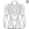 Alien Armor Plate Coloring Pages