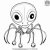 Alien Crawler Legs Coloring Pages