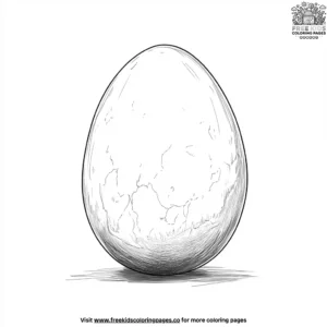 Alien Egg Coloring Pages