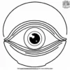 Alien Eye Coloring Pages