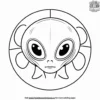 Alien Orb Coloring Pages