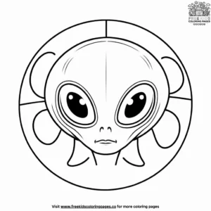 Alien Orb Coloring Pages