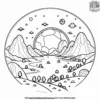 Alien Habitat Coloring Pages