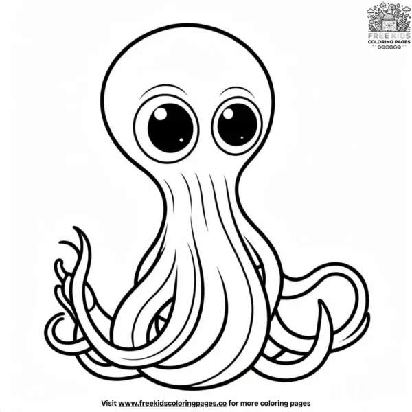 Alien tentacle coloring pages