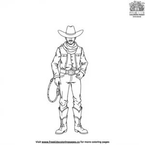 American Cowboy Coloring Pages