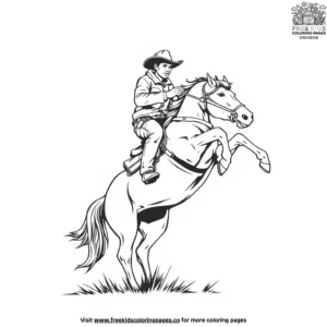 American Rodeo Coloring Pages