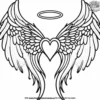 Angel Wings Coloring Pages