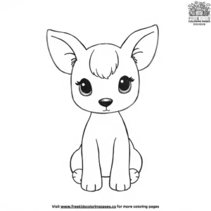 Animal Doll with Floppy Ears Coloring Pages