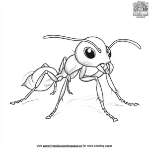 Ant Coloring Pages