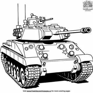 Army Tank Coloring Pages