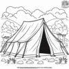 Army Tent Coloring Pages