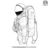 Astronaut Backpack Coloring Pages