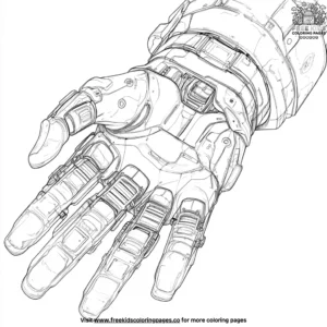 Astronaut Gloves Coloring Pages