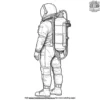 Astronaut Oxygen Tank Coloring Pages