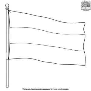 Austria Flag Coloring Pages