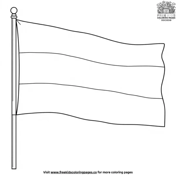 Austria flag coloring pages