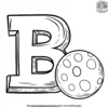 B for Ball Coloring Pages