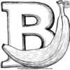 B for Banana Coloring Pages