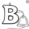 B for Bell Coloring Pages