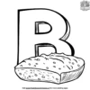 B for Bread Coloring Pages