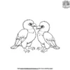 Baby Eagles Playing Coloring Pages