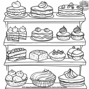 Bakery Love Coloring Pages