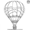 Balloon Basket Adventure Coloring Pages