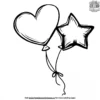 Balloon Shapes and Designs Coloring Pages