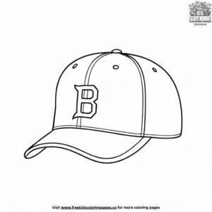 Baseball Cap Coloring Pages