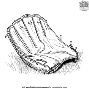 Baseball Glove Coloring Pages